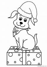 Coloring Pages Christmas Puppy Puppies Cute Super Sad Pup Printable Husky Print Sheets Color Baby Dog Kids Getcolorings Animal Pug sketch template