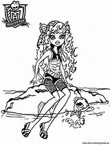 Monster High Coloring Pages Printable Print Wishes Color Colouring Getcolorings Sheets Kids Fish sketch template