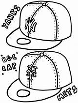 Coloring Pages Caps Sheets York Mets Ny Fitted Getcolorings 2009 Sheet Printable Comments sketch template