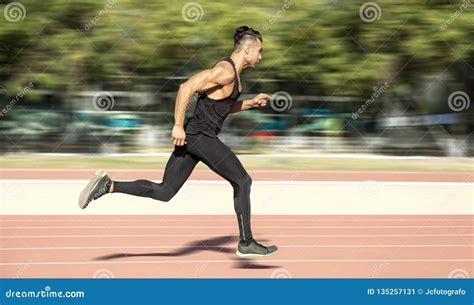 man running fast stock image image  determined performance