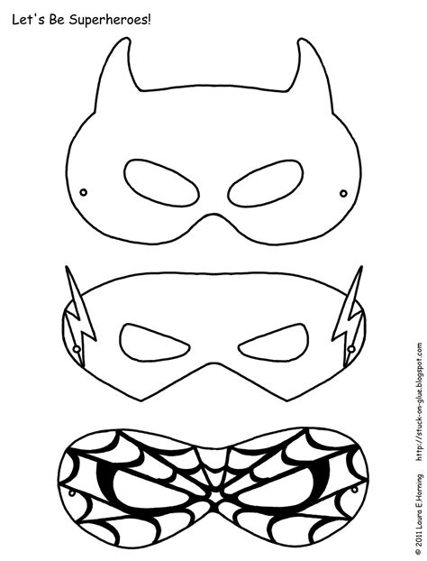 super hero masks superhero mask printable templates coloring pages