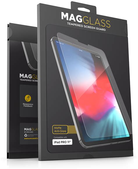 magglass ipad pro  tempered glass matte screen protector fingerprint resistant anti glare