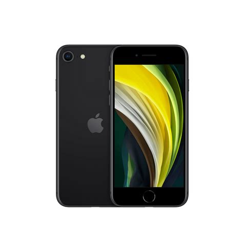 iphone se gb black apple