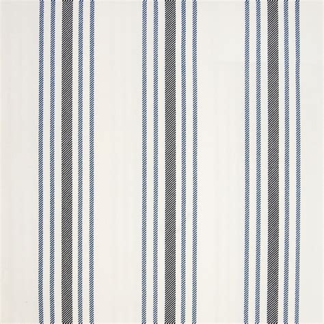 sapphire blue stripe cotton upholstery fabric