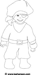 pirate boy captain hook coloring page
