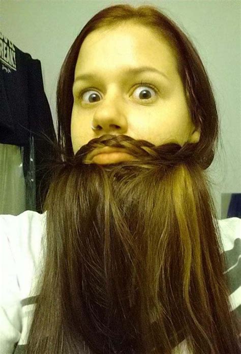 cute girls with beards 14 therackup