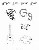 Coloring Grapes Goat Ghost Guitar Built California Usa sketch template