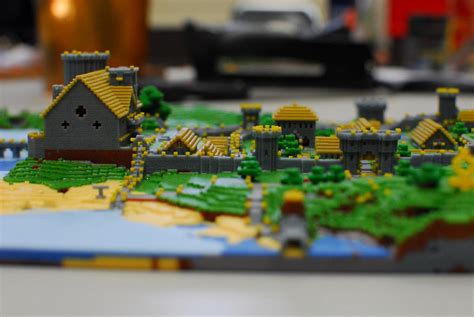 Minecraft Village Recreated In Real Life Desktop Model Curse