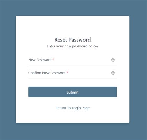 Reset Password Flow Overview Outsystems