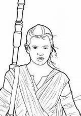 Rey Force Wars Star Pages Coloring Cool Awakens sketch template