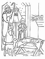 Presepe Kolorowanka Advent Nativity Stajenka Narodzenie Jezus Kolorowanki Boże Druku Krippe Stampare Pdf Retter Pianetabambini Colorkid sketch template