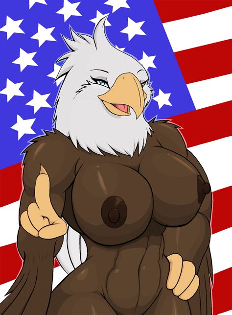 rule 34 2013 america anthro avian beak big breasts bird blue eyes breasts droll3 eagle female