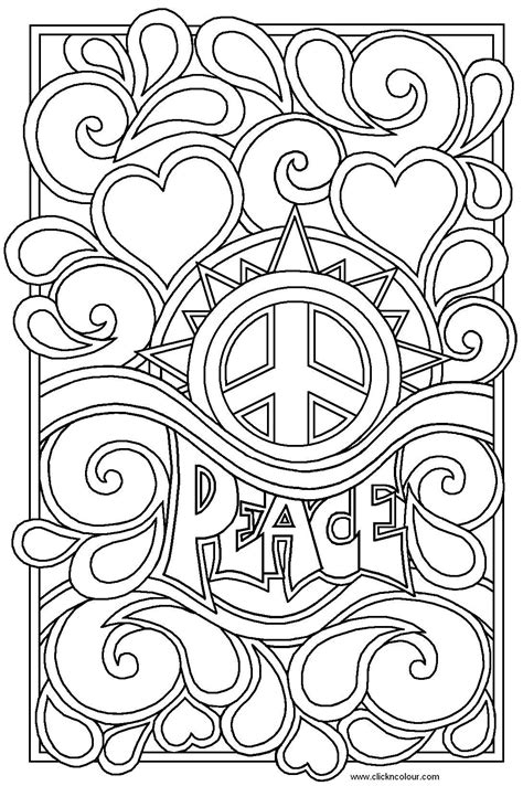 peace coloring pages  kids