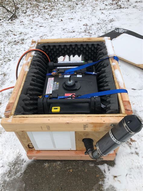 generator quiet box   works mounting  battery box   truck offgrid
