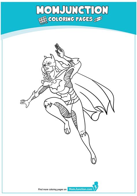 batgirls coloring page superhero coloring pages mom junction