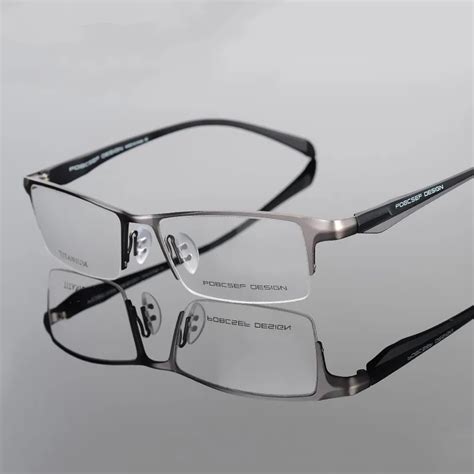 ultra light pure titanium business eyeglasses frames men transparent glasses optical glasses