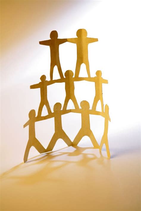 paper people connected stock image image  modern plan