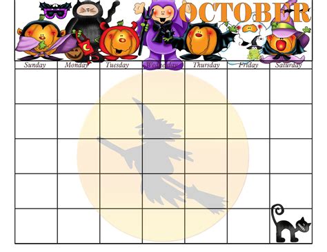 patty wraps october calendar