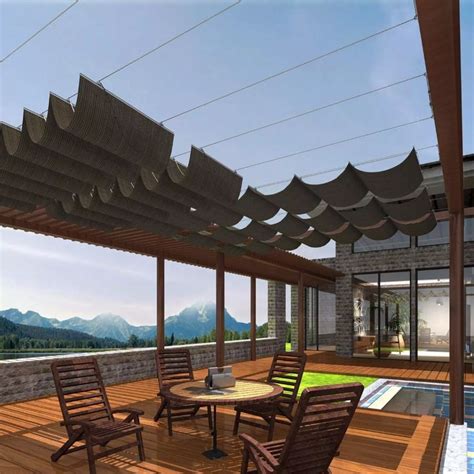 diy pergola cover ideas  ways  protect  patio  sun  rain