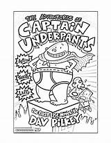 Underpants Onderbroek Kapitein Everfreecoloring Topkleurplaat Superfuncoloring sketch template
