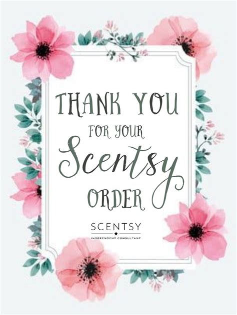 scentsy order flyer   scentsy scentsy
