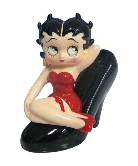 betty boop on shoe salt and pepper shakers salt and pepper