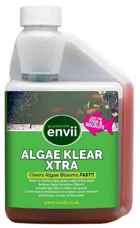 algae klear xtra pond algae treatment envii