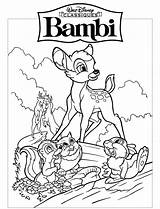 Bambi Popular Coloring sketch template
