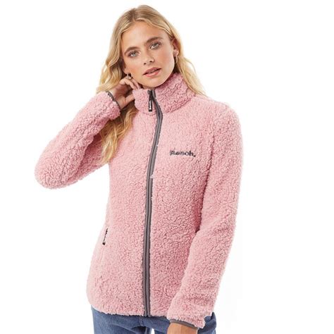 Buy Bench Womens Edition Sherpa Fleece Jacket Pink
