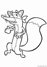 Dora Coloring Pages Swiper Coloring4free Explorer Printable Related Posts sketch template