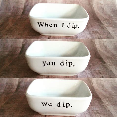dip  dip  dip ceramic dip bowl house warming gifts decor kitchen decor