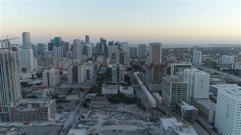 downtown miami drone aerial footage  stock footagedronemiamidowntownaerial aerial
