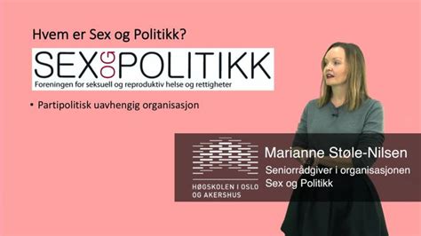 Sex Og Politikk Filmet