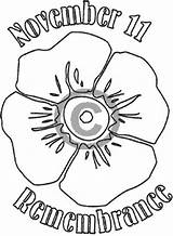 Poppy Remembrance Coloring Pages Veterans Colouring Sheets Printable Activities Badge Preschool Nature Poppies Color Posters Kids sketch template