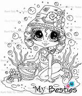 Digi Besties Stamps Bestie sketch template