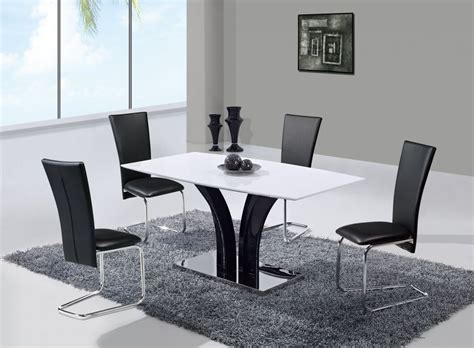 Extendable Frosted Glass Top Leather Designer Table And