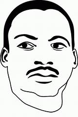 Luther Getdrawings Mlk Activists sketch template