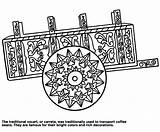 Rica Oxcart sketch template