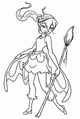 Coloring Pages Fairy Pixie Hollow Color Fairies Print Tinkerbell Big Popular Coloringhome sketch template