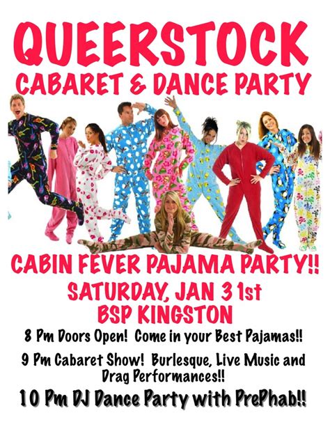 queerstock pajama party cabaret and dance party big gay hudson valley