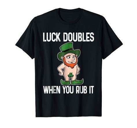 Naughty Leprechaun St Patricks Day Tshirt – Hashtag Dressed