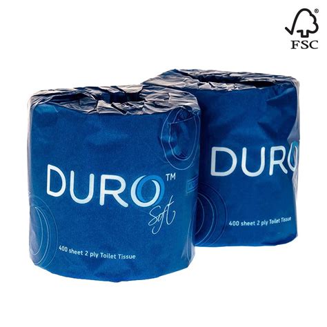 Duro Toilet Tissue 2 Ply 400 Sheets Ctn 48 Weatherdon