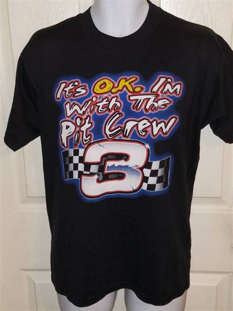1990s Nascar 3 Dale Earnhardt Sr Im With The Etsy Mens Tops