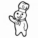 Pillsbury Coloring Doughboy Pages Boy Dough Printable Print Boys Car Stickers Template sketch template