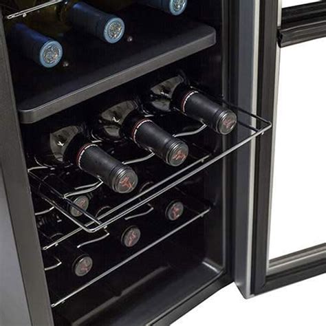 koldfront  bottle dual zone led wine cooler stainless steel damaged