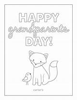 Grandparents Coloring Pages Happy Printable Card Color Sheets Print Carters Grandparent Cards Kids Colouring Az Halloween Cute Crafts Getdrawings Getcolorings sketch template