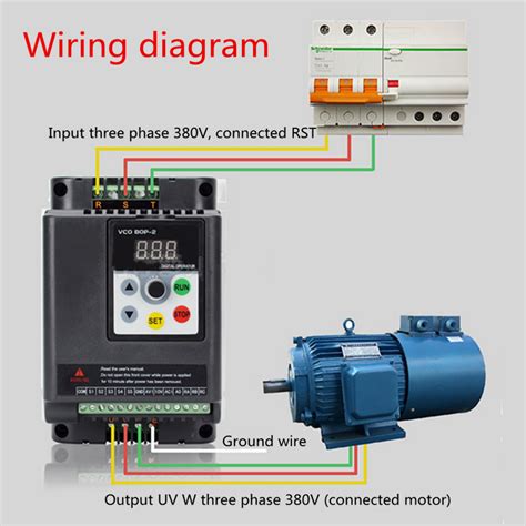 kw   phase vfd variable frequency inverter motor drive speed  electronic pro