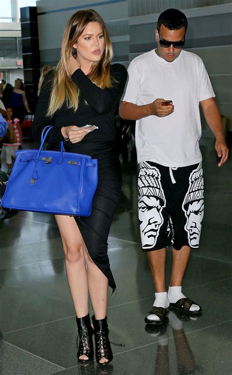 khloé kardashian and french montana spend airport downtime together