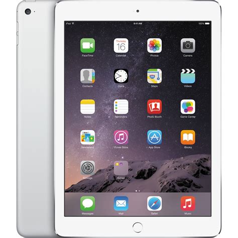 apple gb ipad air  wi fi  silver mgkmlla bh photo