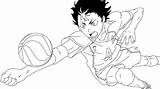 Haikyuu Nishinoya Volleyball Yu Fresh Xcolorings sketch template